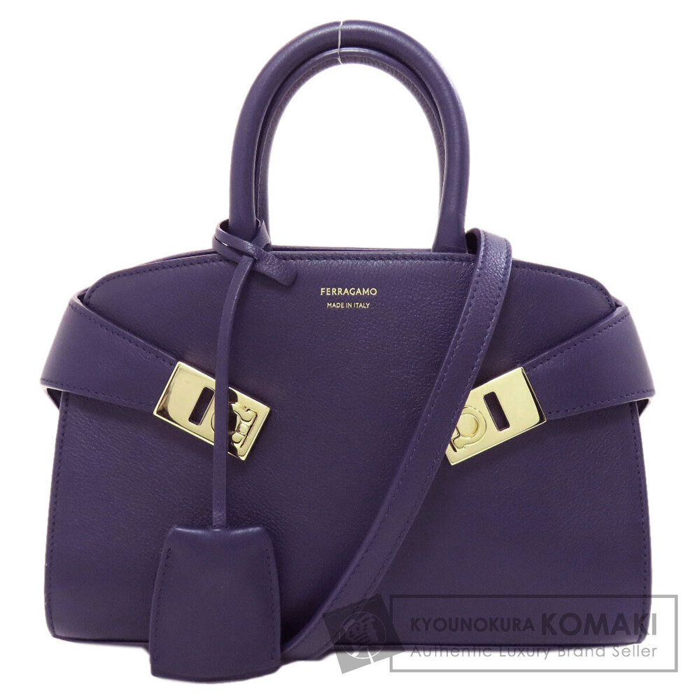 Salvatore Ferragamo Hug Handbag Calfskin